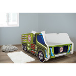 Detská auto posteľ Top Beds TRUCK 140cm x 70cm - MILITARY